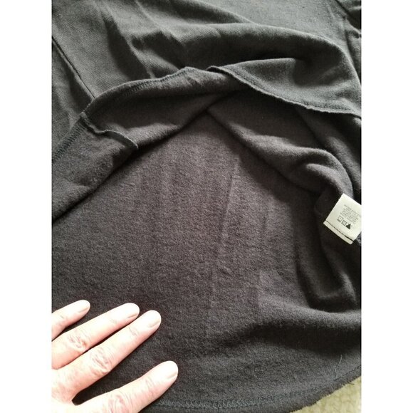 Lanston Women's Black Turtleneck Long Sleeve Top Sweater  W/Thumbholes Size L - Picture 8 of 12